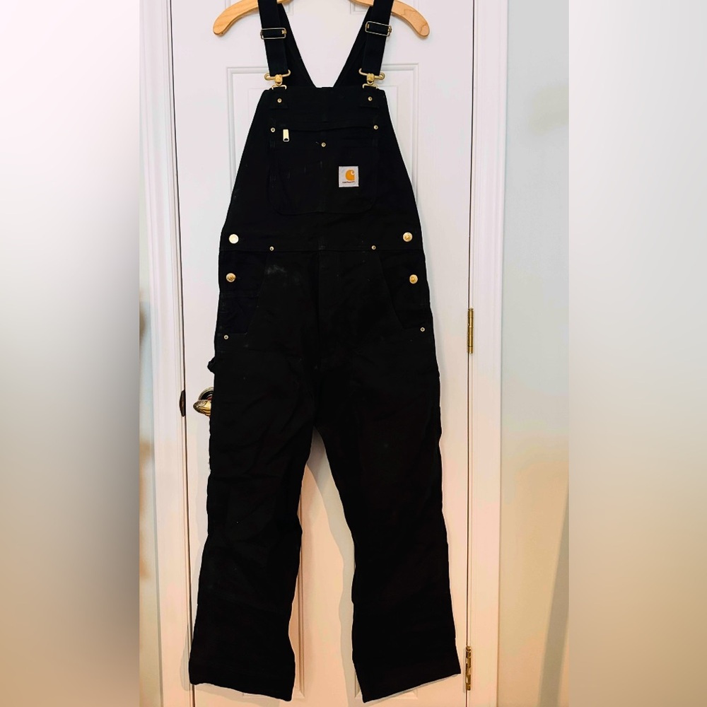 Carhartt Black Overalls Durable Workwear